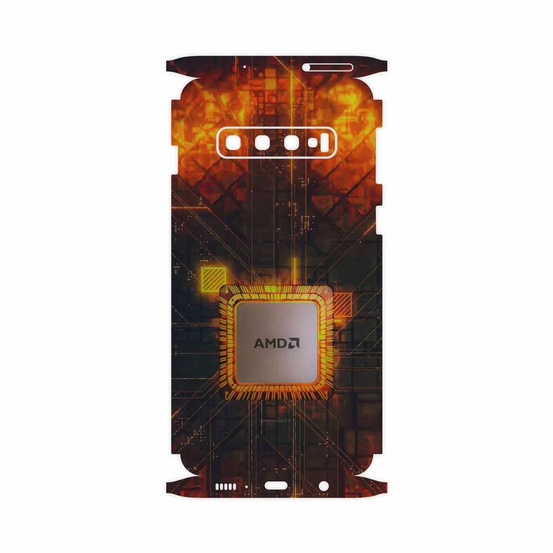 برچسب پوششی ماهوت مدل AMD Brand-FullSkin مناسب برای گوشی موبایل سامسونگ Galaxy S10