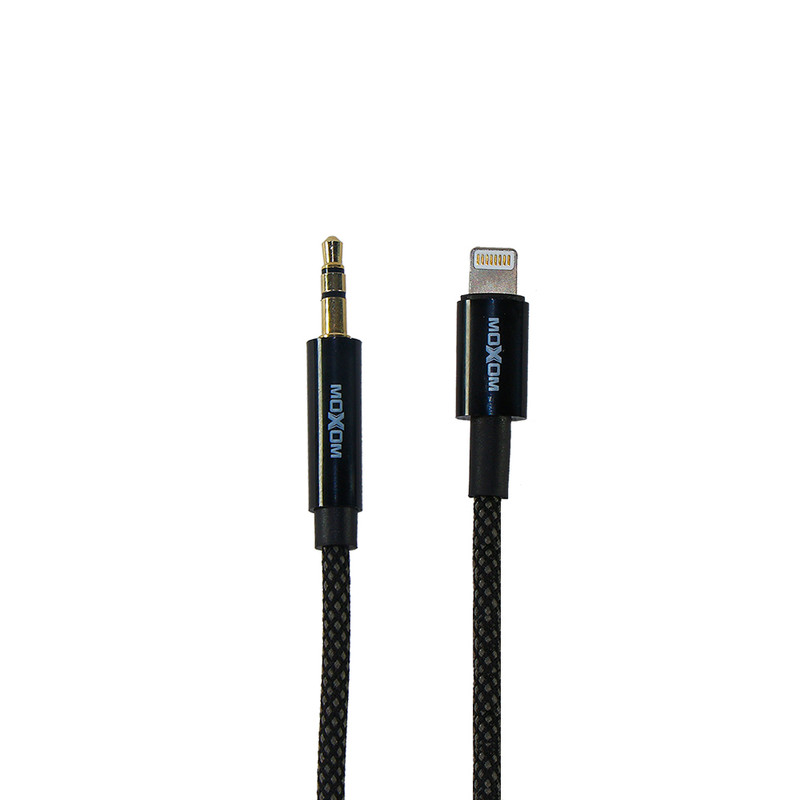 کابل تبدیل لایتنینگ به AUX موکسوم مدل MX-AX41 طول 1 متر