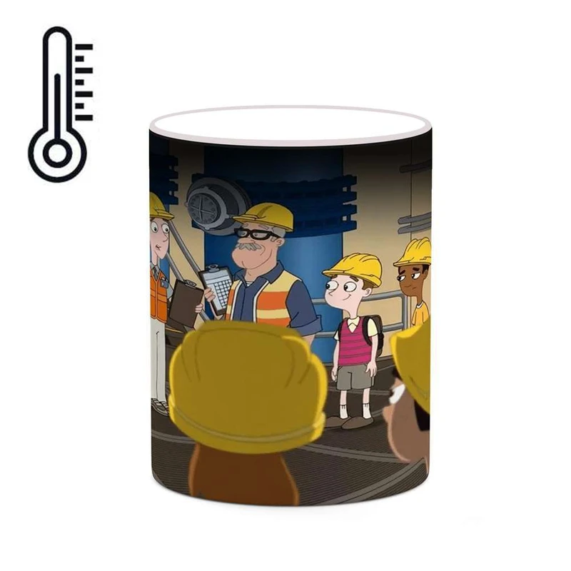 ماگ حرارتی کاکتی مدل کارتون Milo Murphy Law کد mgh22803