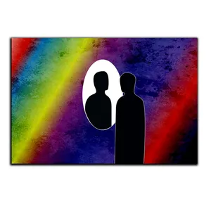 تابلو شاسی بکلیت طرح رنگ و آینه مدل SH-S5807