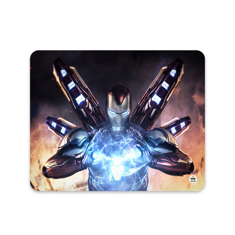 ماوس پد شادیت مدل Iron Man کد561 سایز 24*19 سانتی متر