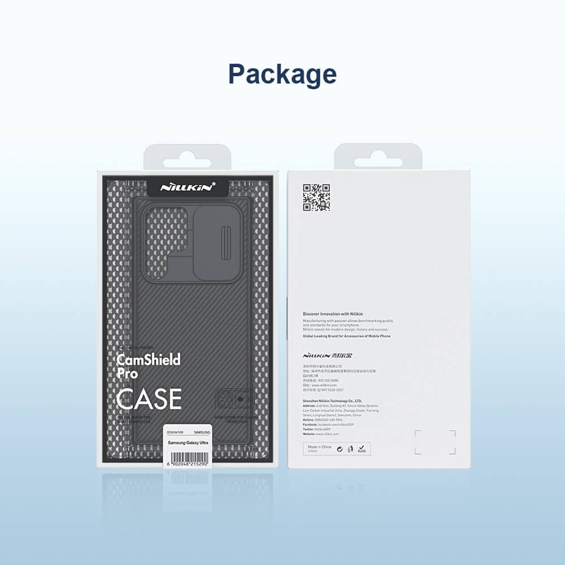 کاور نیلکین مدل CamShield Pro مناسب برای گوشی موبایل سامسونگ Galaxy S22 Ultra 