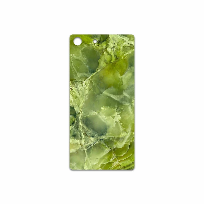 برچسب پوششی ماهوت مدل Green Crystal Marble مناسب برای گوشی موبایل سونی Xperia M5