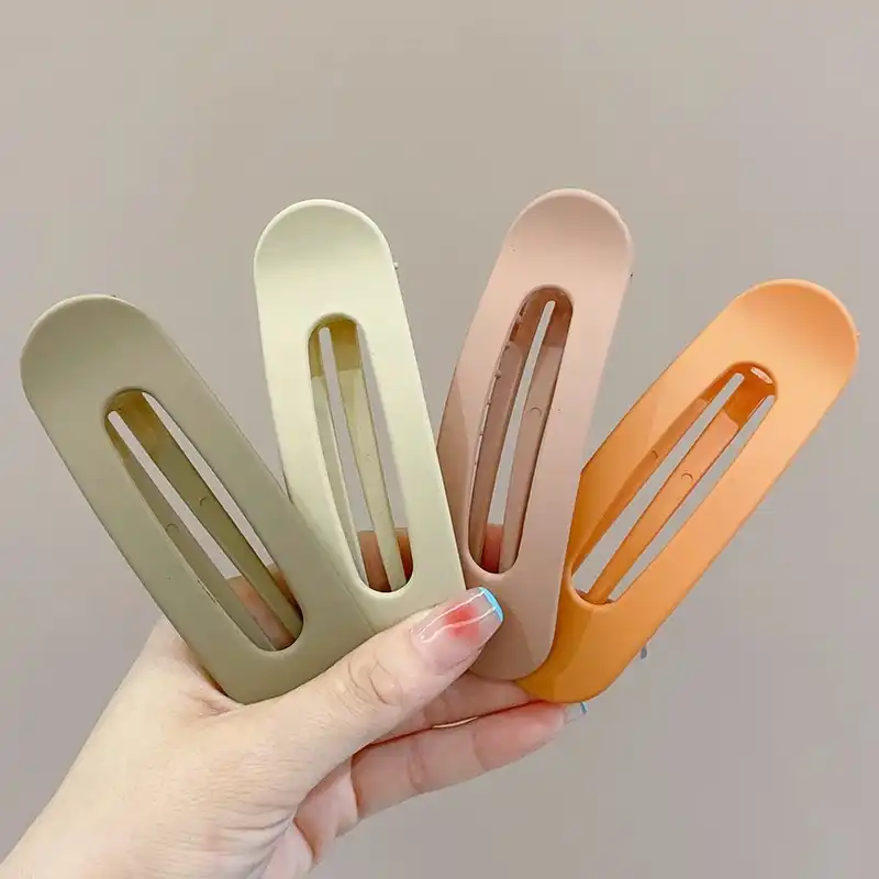 گیره مو زنانه مدل انبری بزرگ مات