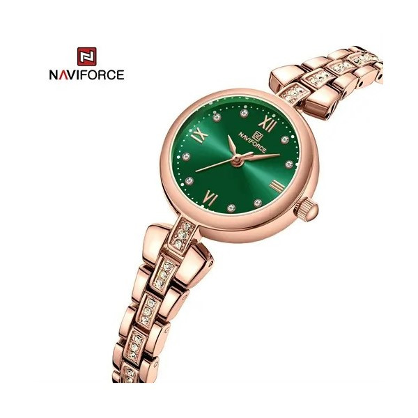 ساعت مچی عقربه ای زنانه نیوی فورس مدل NF5034RGGN