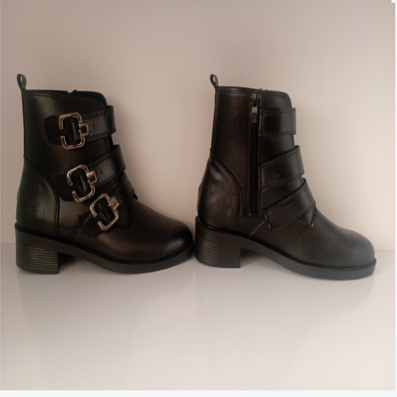 نیم بوت زنانه مدل سه سگک کد 94