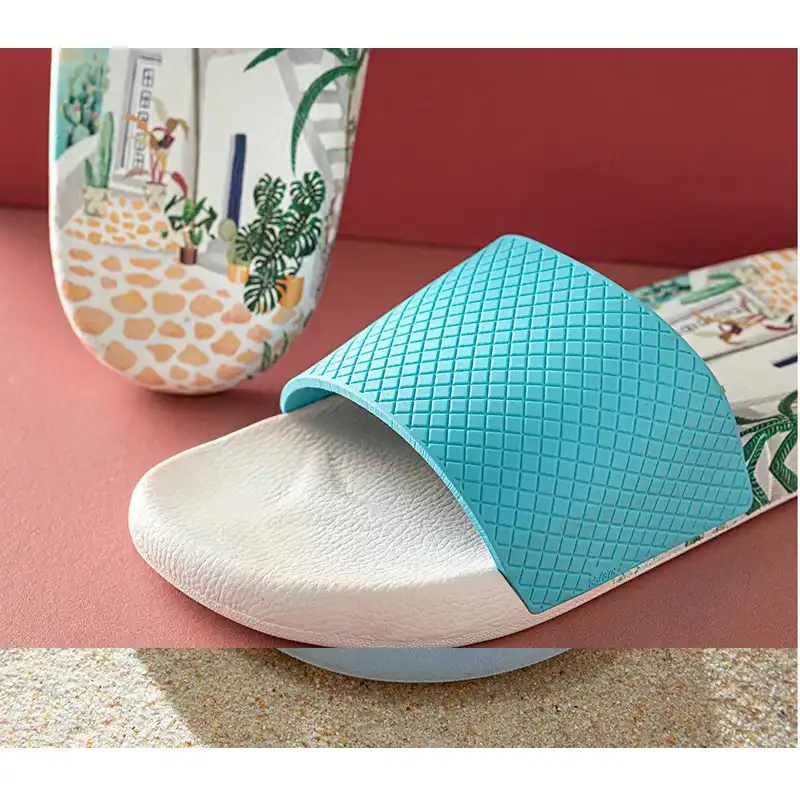 دمپایی زنانه انگلیش هوم مدل Island  Light Bl