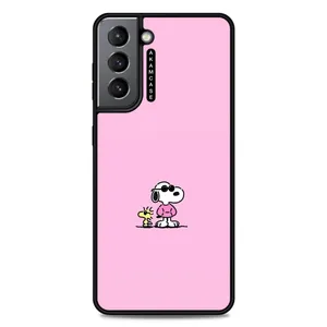 AKAM AMC-WSGS21-SNOOPY-25 Cover For Samsung Galaxy S21