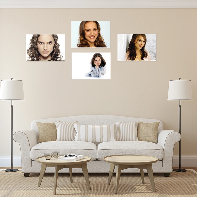 پوستر طرح ناتالی پورتمن کد A-2156-Natalie Portman مجموعه 4 عددی