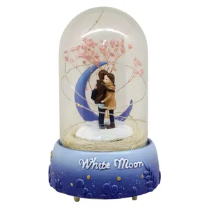 گوی موزیکال مدل Love & white moon کد A3308