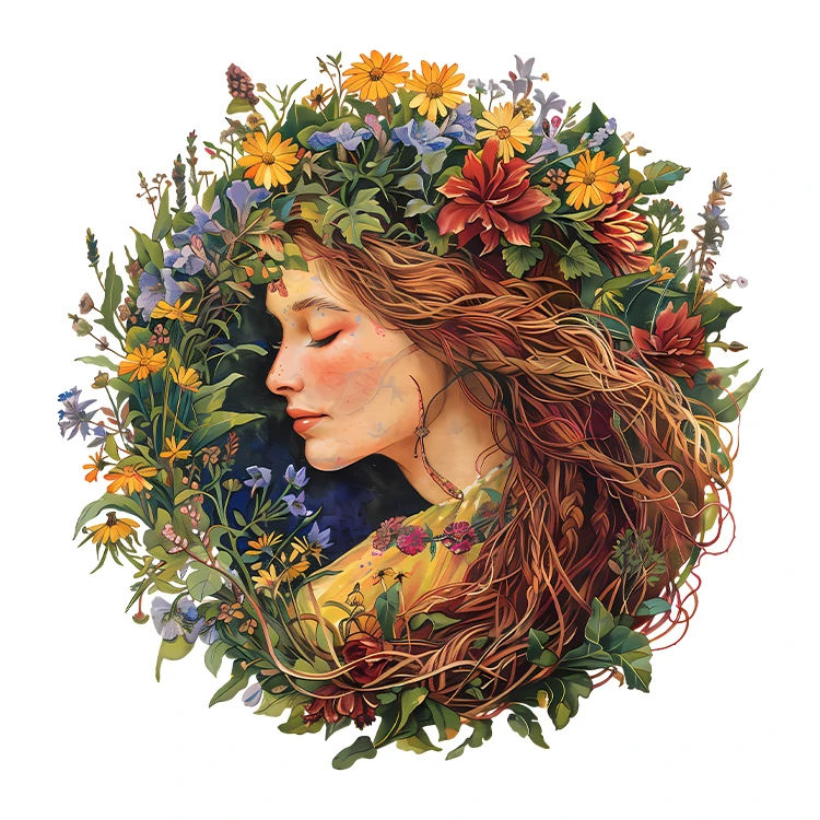 استیکر پارچه و لباس پاد آفرین مدل کارتونی کیوت فانتزی دخترانه کد S5684