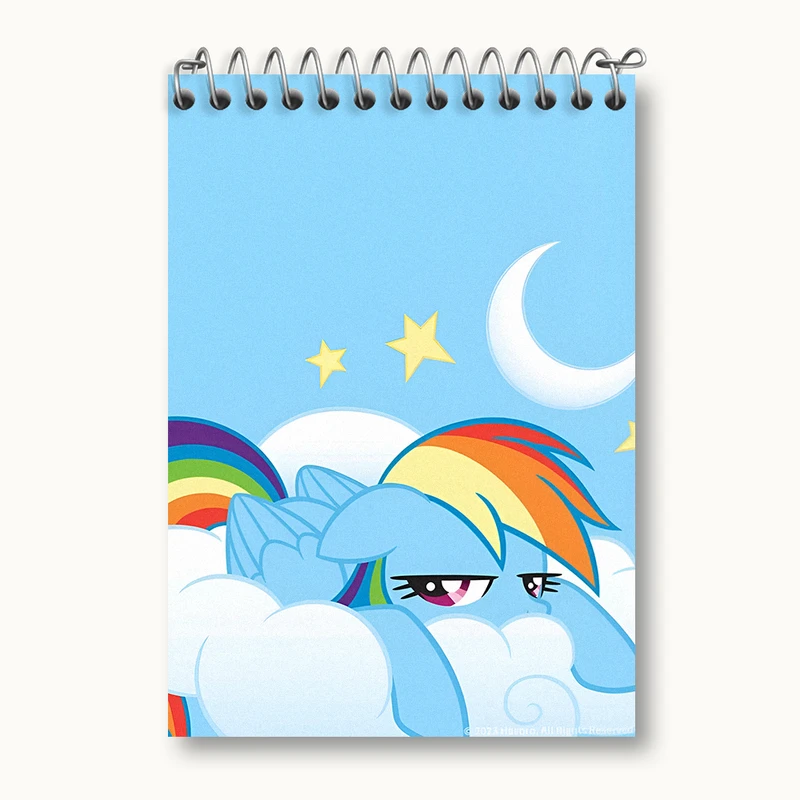 دفتر یادداشت 50 برگ خندالو طرح رینبو دش پونی کد N3278