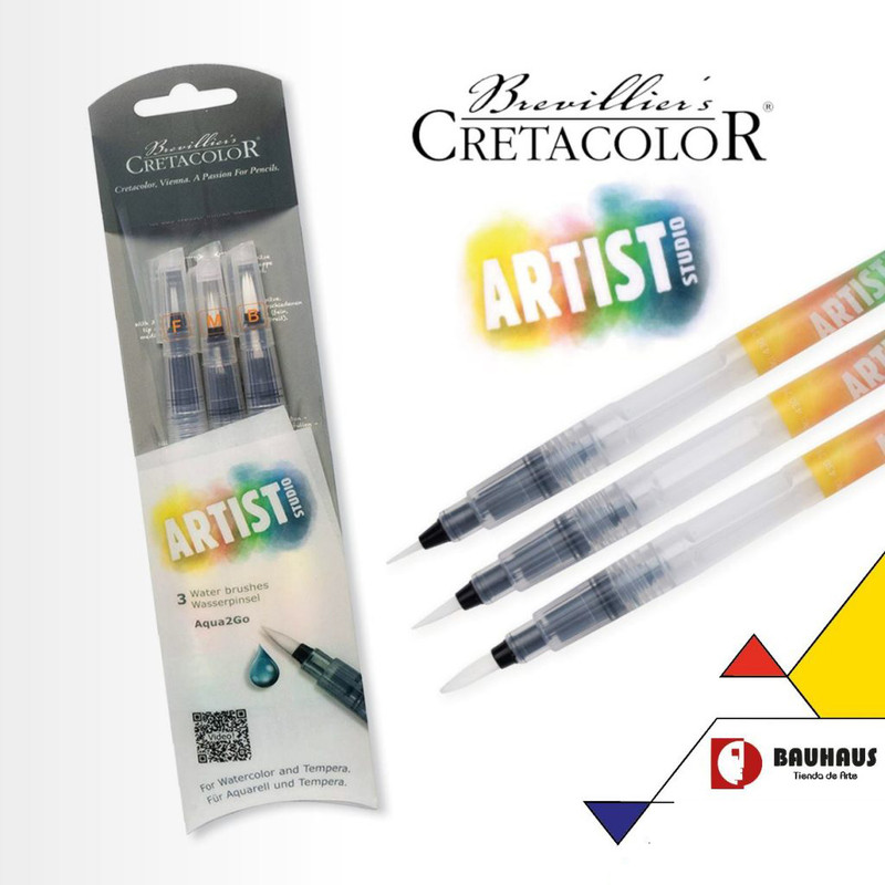 واتر براش کرتاکالر مدل Artist STUDIO مجموعه 3 عددی