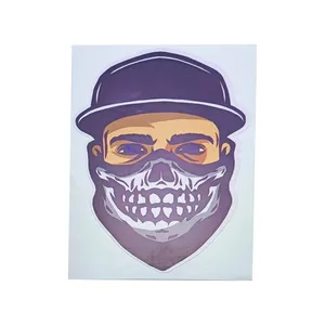 برچسب بدنه خودرو طرح نقاب مدل ESKELET