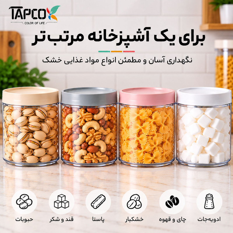 بانکه تاپکو مدل گلکسی کد 2 بسته 4 عددی
