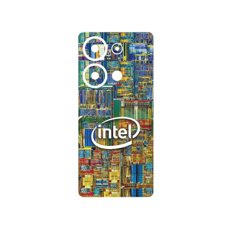 برچسب پوششی ماهوت مدل Intel مناسب برای گوشی موبایل شیائومی Poco M6 Pro 4G