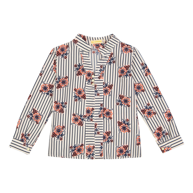 شومیز آستین بلند دخترانه مدل کشی مجلسی