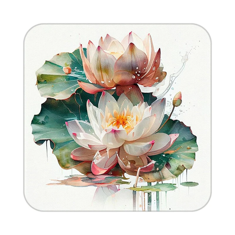 زیر لیوانی کاکتی طرح گل مدل mp16011