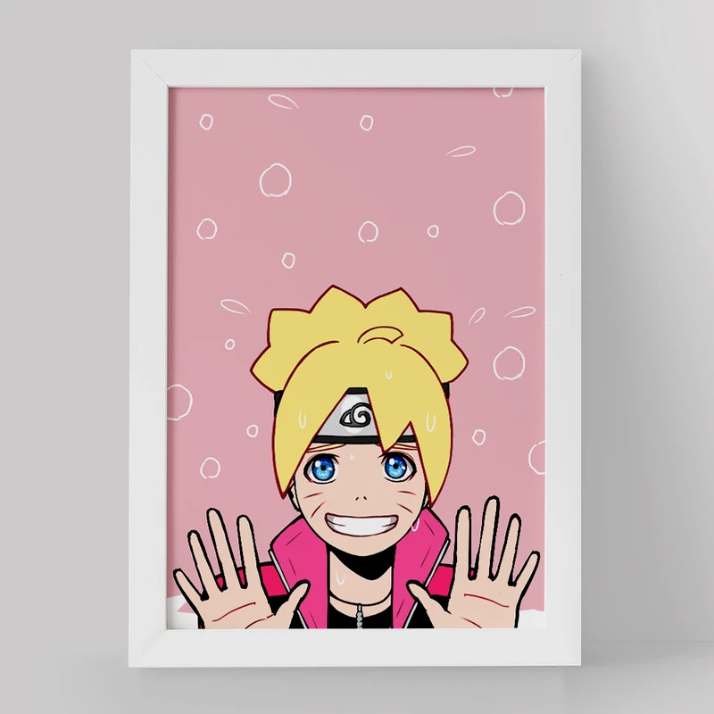 تابلو خندالو مدل بوروتو اوزوماکی انیمه بوروتو کد 15725