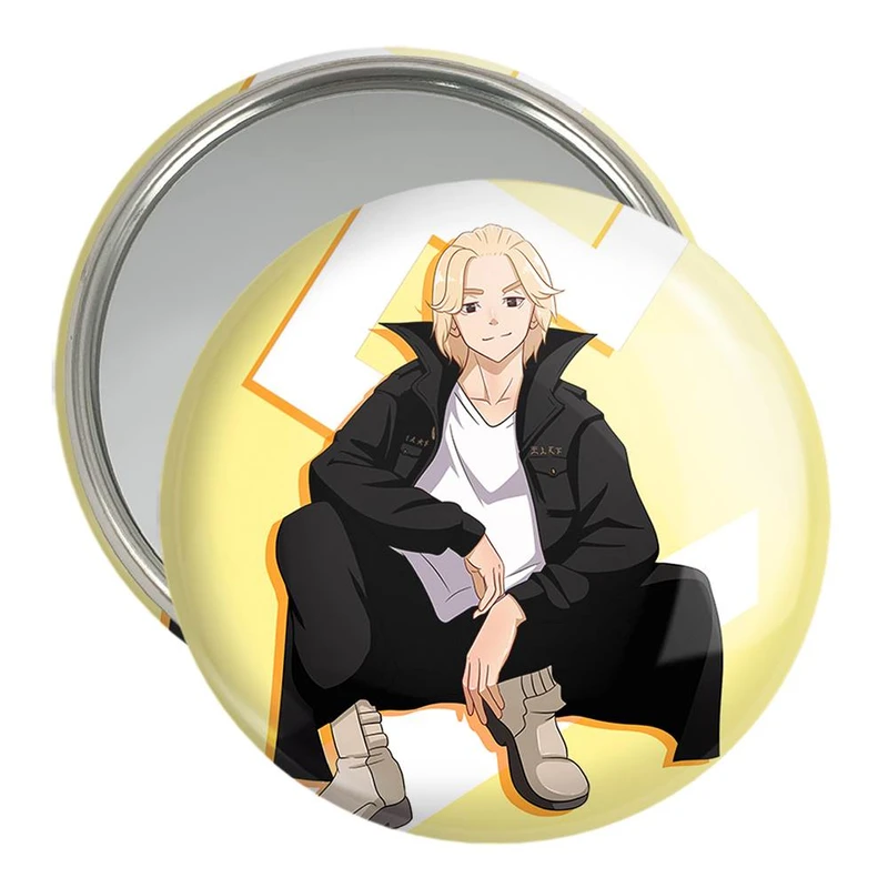 آینه جیبی خندالو مدل مایکی انیمه توکیو ریونجرز Tokyo Revengers  کد 10578