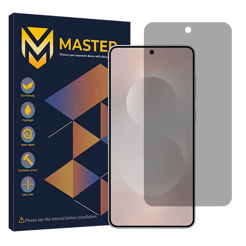 محافظ صفحه نمایش حریم شخصی مستر مدل Resistant مناسب برای گوشی موبایل سامسونگ Galaxy S25 Edge