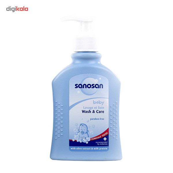 شامپو بدن بچه سانوسان مدل Baby Wash And Care حجم 200 میلی لیتر شامپو بدن بچه سانوسان مدل Baby Wash And Care حجم 200 میلی لیتر