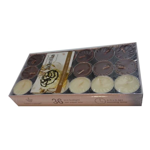شمع وارمر هپی شو مدل vanilla بسته 36 عددی شمع وارمر هپی شو مدل vanilla بسته 36 عددی