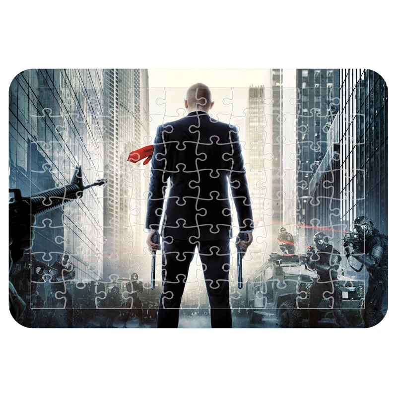 پازل 54 تکه اطلس آبی طرح بازی هیتمن مدل P1159