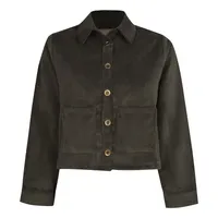 کت زنانه پاتن جامه مدل کراپ  مخمل کد 108431030227556