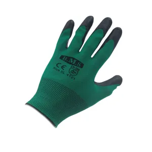 دستکش کار نیتریل مدل BMS بسته 12جفتی