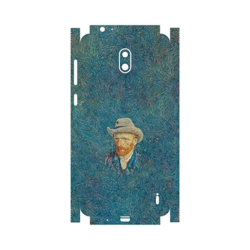 برچسب پوششی ماهوت مدل Self portrait with a gray felt hat-FullSkin مناسب برای گوشی موبایل نوکیا 2