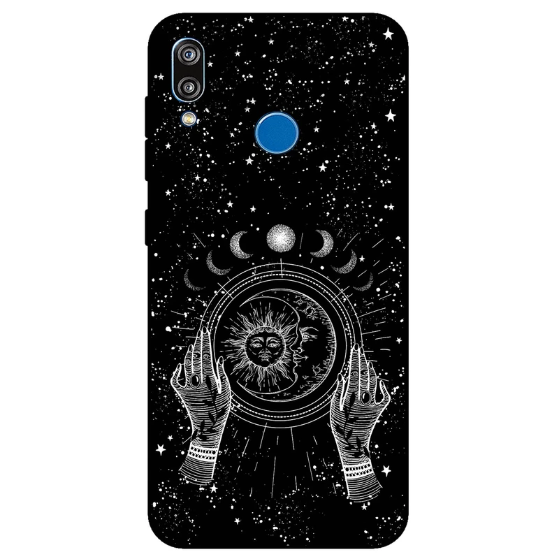 کاور مگافون طرح ماه و خورشید مدل 1892 مناسب برای  گوشی موبایل هوآوی Nova 3i / P Smart Plus 