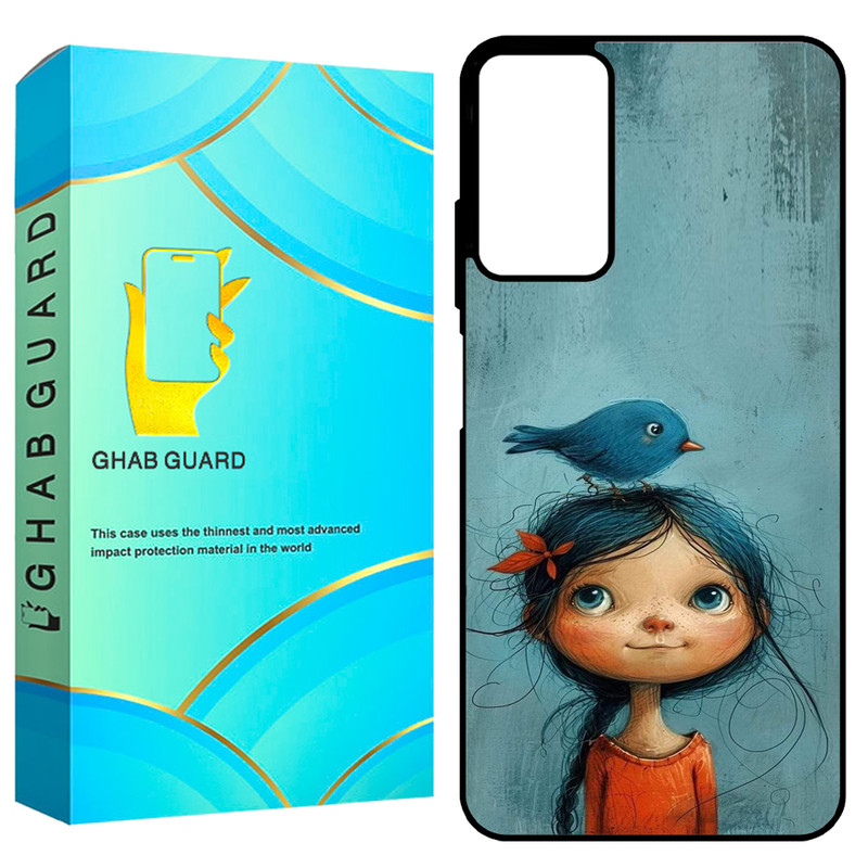 کاور قاب گارد طرح دختر و پرنده مدل GCHPN11P مناسب برای گوشی موبایل شیائومی  Redmi Note 11 Pro 4G / Redmi Note 11 Pro 5G / Redmi Note 12 Pro 4G