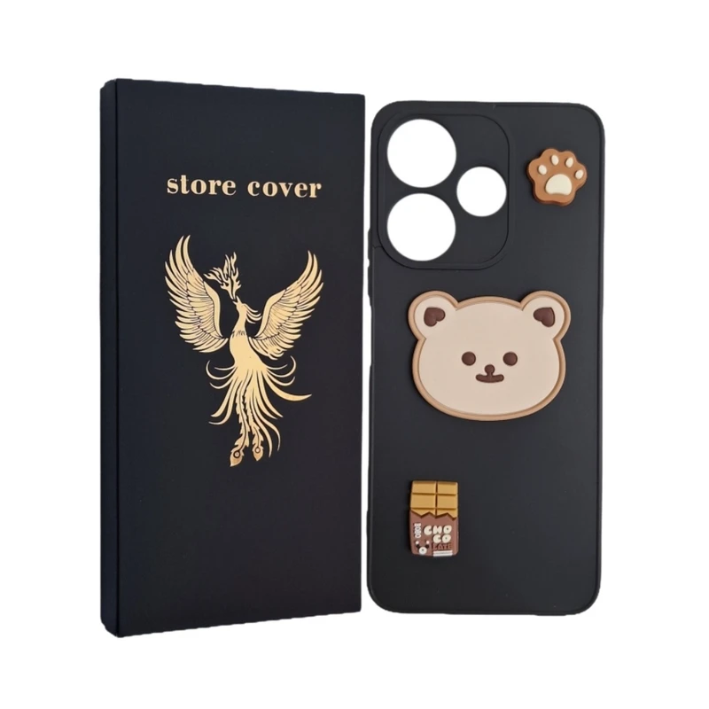 کاور طرح استور کاور طرح عروسک برجسته مدل redmi13 مناسب برای گوشی موبایل شیائومی Redmi 13 4G