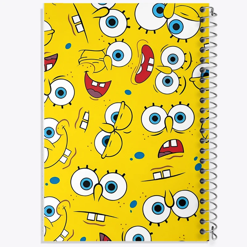 دفتر مشق 50 برگ خندالو طرح پترن باب اسفنجی کد N5269