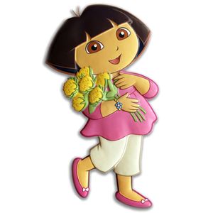 نقد و بررسی استیکر شبرنگ 1 تکه دکوفان مدل Dora توسط خریداران