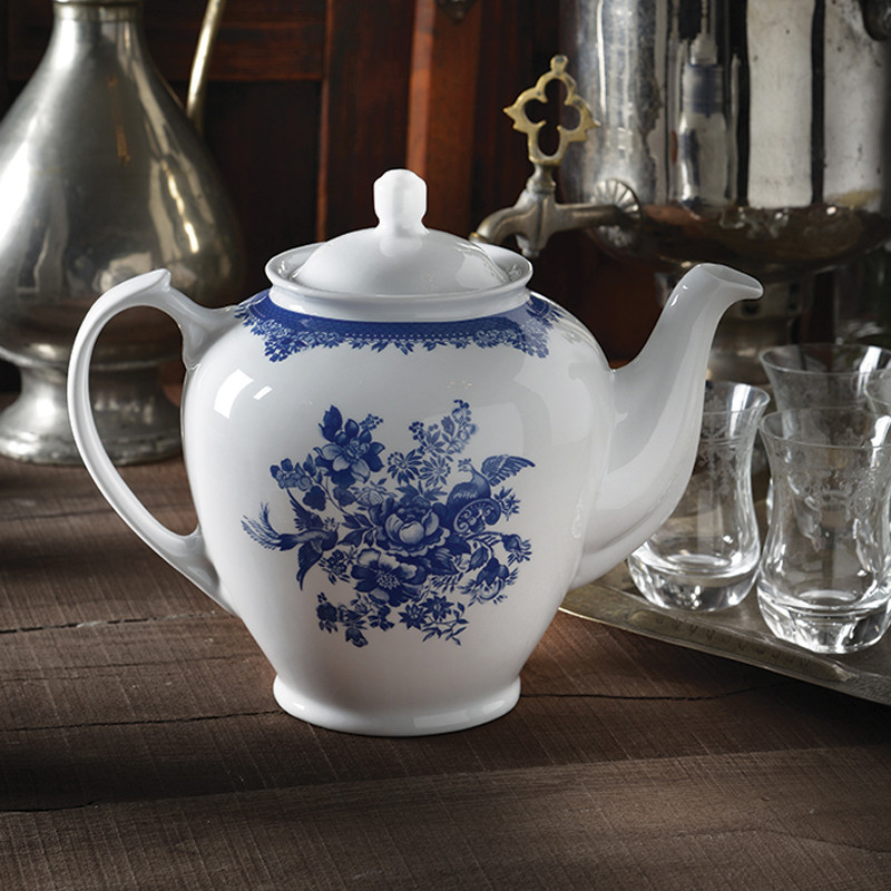 قوری چینی زرین ایران مدل فلورانس درجه یک