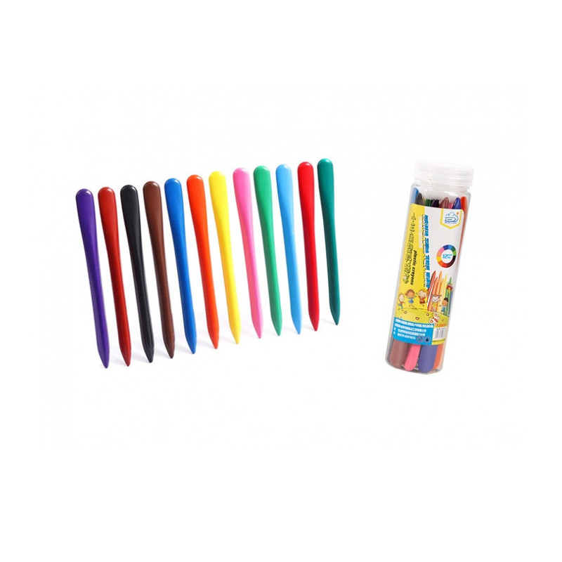 مداد شمعی 12 رنگ مدل جادویی کد 240372