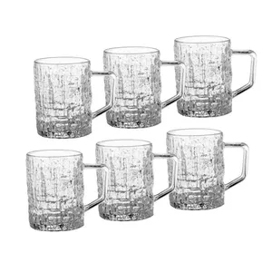 لیوان دلی مدل یخی و برفی بسته 6 عددی