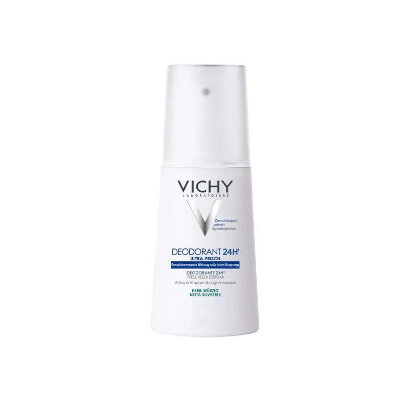اسپری دئودورانت ویشی مدل ULTRA FRISCH HERB WURZIG حجم 100 میلی لیتر