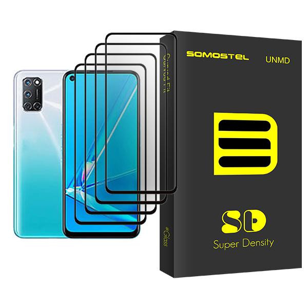 محافظ صفحه نمایش سوماستل مدل SD Glass MIX004 مناسب برای گوشی موبایل اوپو A92 بسته چهار عددی
