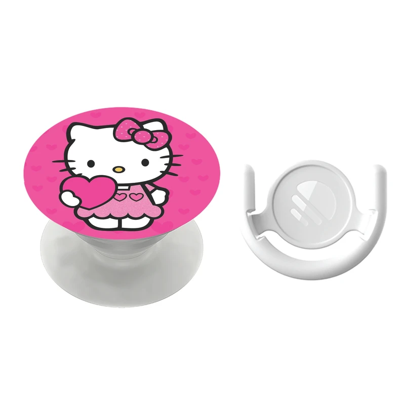 پایه نگهدارنده گوشی موبایل پاپ سوکت مگافون طرح کیتی مدل 9722 به همراه پاپ کلیپ