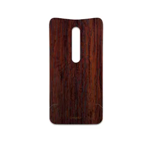 MAHOOT Red-Wood Cover Sticker for Motorola Moto X Style