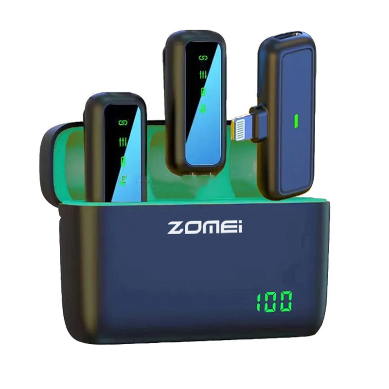 ست میکروفن بی سیم زومی مدل Smart Noise Cancellation Lightning