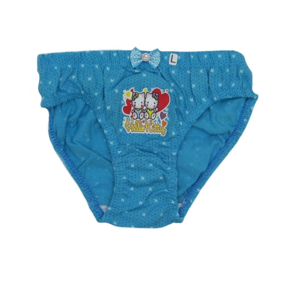 شورت دخترانه طرح خال خالی رنگ ابی