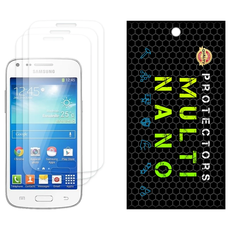محافظ صفحه نمایش مولتی نانو مدل X-S3N مناسب برای گوشی موبایل سامسونگ Galaxy Core Plus بسته سه عددی