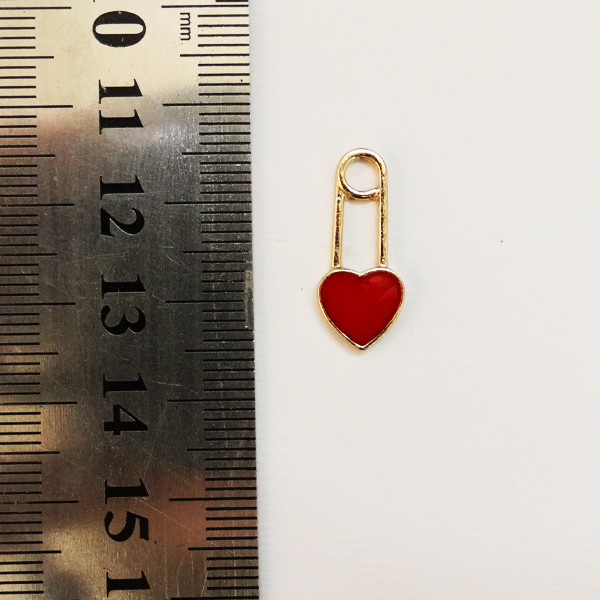 آویز گردنبند مدل قفل قلب دار کد AD 558