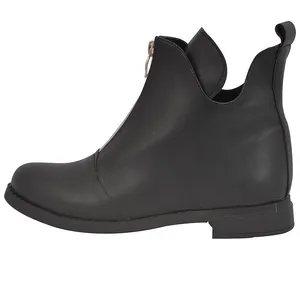 نیم بوت زنانه مدل 159000734 چرم مصنوعی زیپ دار