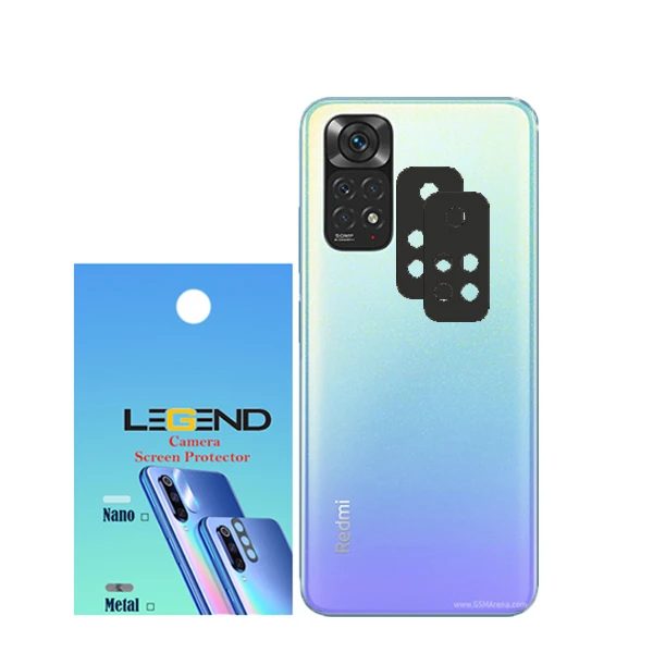 محافظ لنز دوربین فلزی مدل LEGEND مناسب برای گوشی موبایل شیائومی note 11 بسته 2 عددی