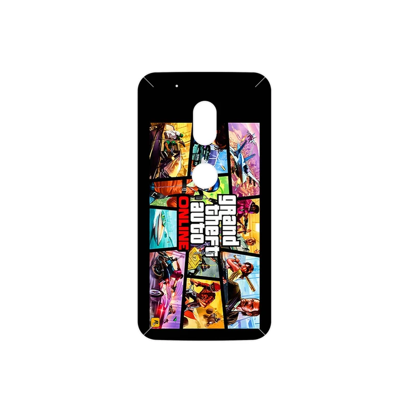 برچسب پوششی ماهوت مدل GTA Online Game Series مناسب برای گوشی موبایل موتورولا Moto G4 Play